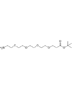tert-Butyl 1-Amino-3,6,9,12-tetraoxapentadecan-15-oate