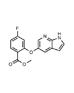 Methyl 2-((1H-pyrrolo[2,3-b]pyridin-5-yl)oxy)-4-fluorobenzoate