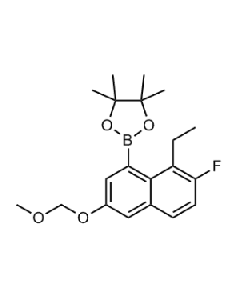 2-(8-Ethyl-7-Fluoro-3-(methoxymethoxy)naphthalen-1-yl)-4,4,5,5-tetramethyl-1,3,2-dioxaborolane