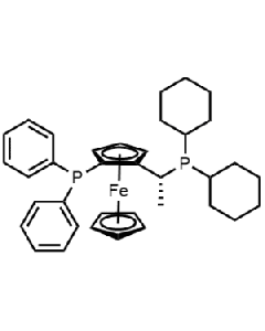 (2R)-1-[(1R)-1-(Dicyclohexylphosphino)Ethyl]-2-(diphenylphosphino)ferrocene