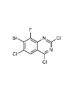 7-Bromo-2,4,6-Trichlor-8-fluoroquinazoline