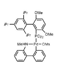 Methanesulfonato(2-dicyclohexylphosphino-3,6-dimethoxy-2',4',6'-Tri-i-Propyl-1,1'-Biphenyl)(2'-methylamino-1,1'-Biphenyl-2-yl)Palladium(II)