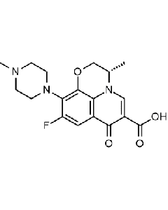 (3S)-9-Fluoro-2,3-Dihydro-3-Methyl-10-(4-Methyl-1-piperazinyl)-7-oxo-7H-pyrido[1,2,3-de]-1,4-benzoxazine-6-Carbonsäure acid