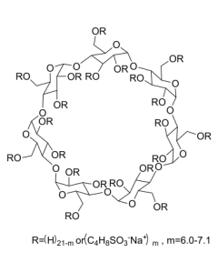 β-Cyclodextrin sulfobutyl ethers Natrium salts