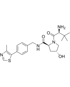 (2S,4R)-1-((S)-2-Amino-3,3-dimethylbutanoyl)-4-hydroxy-N-(4-(4-methylthiazol-5-yl)benzyl)pyrrolidine-2-carboxamide
