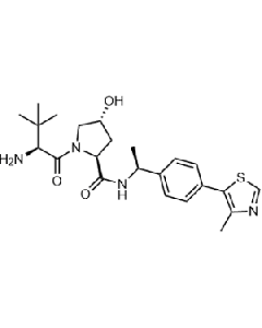 (2S,4R)-1-((S)-2-Amino-3,3-dimethylbutanoyl)-4-Hydroxy-N-((S)-1-(4-(4-methylthiazol-5-yl)phenyl)Ethyl)Pyrrolidin-2-Carboxamid