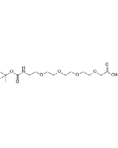 2,2-Dimethyl-4-oxo-3,8,11,14,17-pentaoxa-5-azanonadecan-19-oic acid